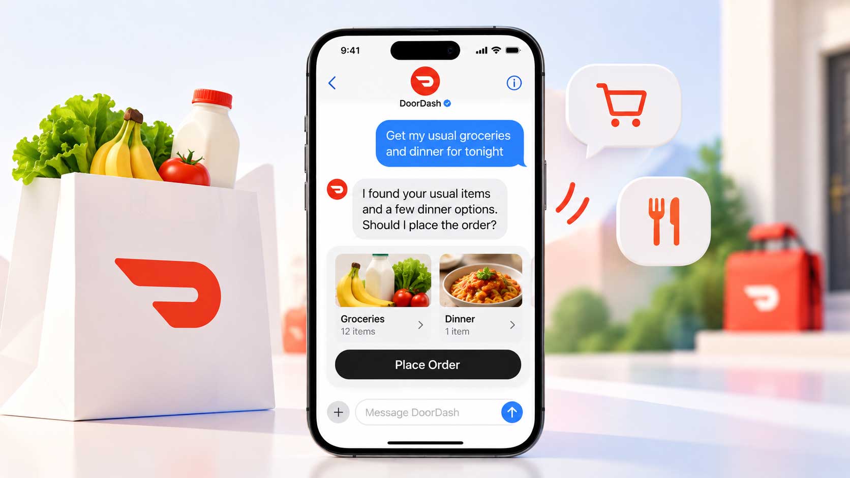 DoorDash AI Agent Lets You Order Food and Groceries by Text