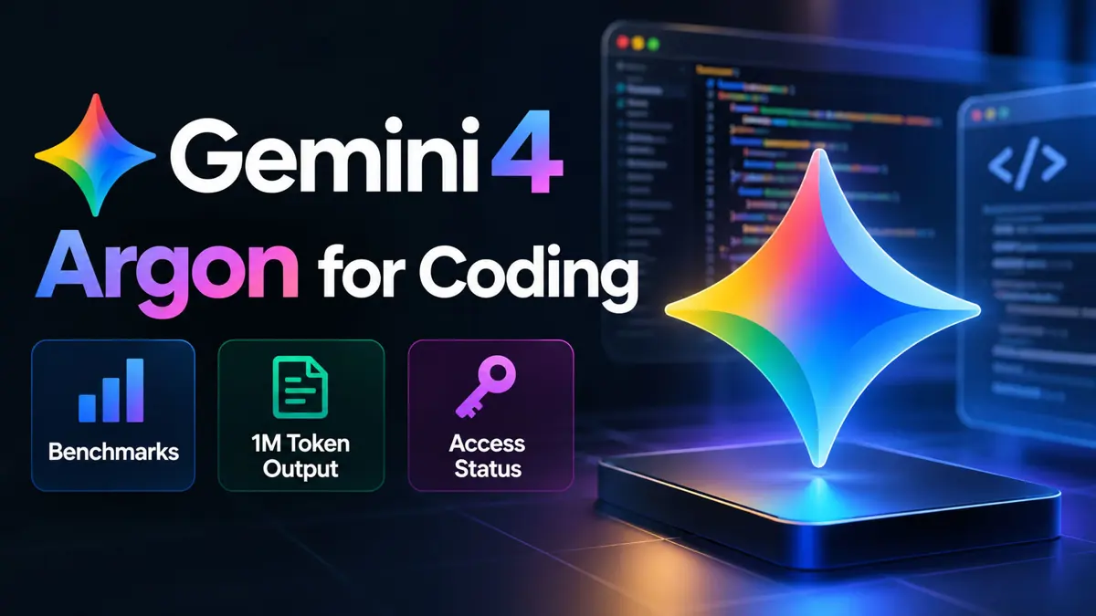 Gemini 4 Argon announcement graphic from Google DeepMind