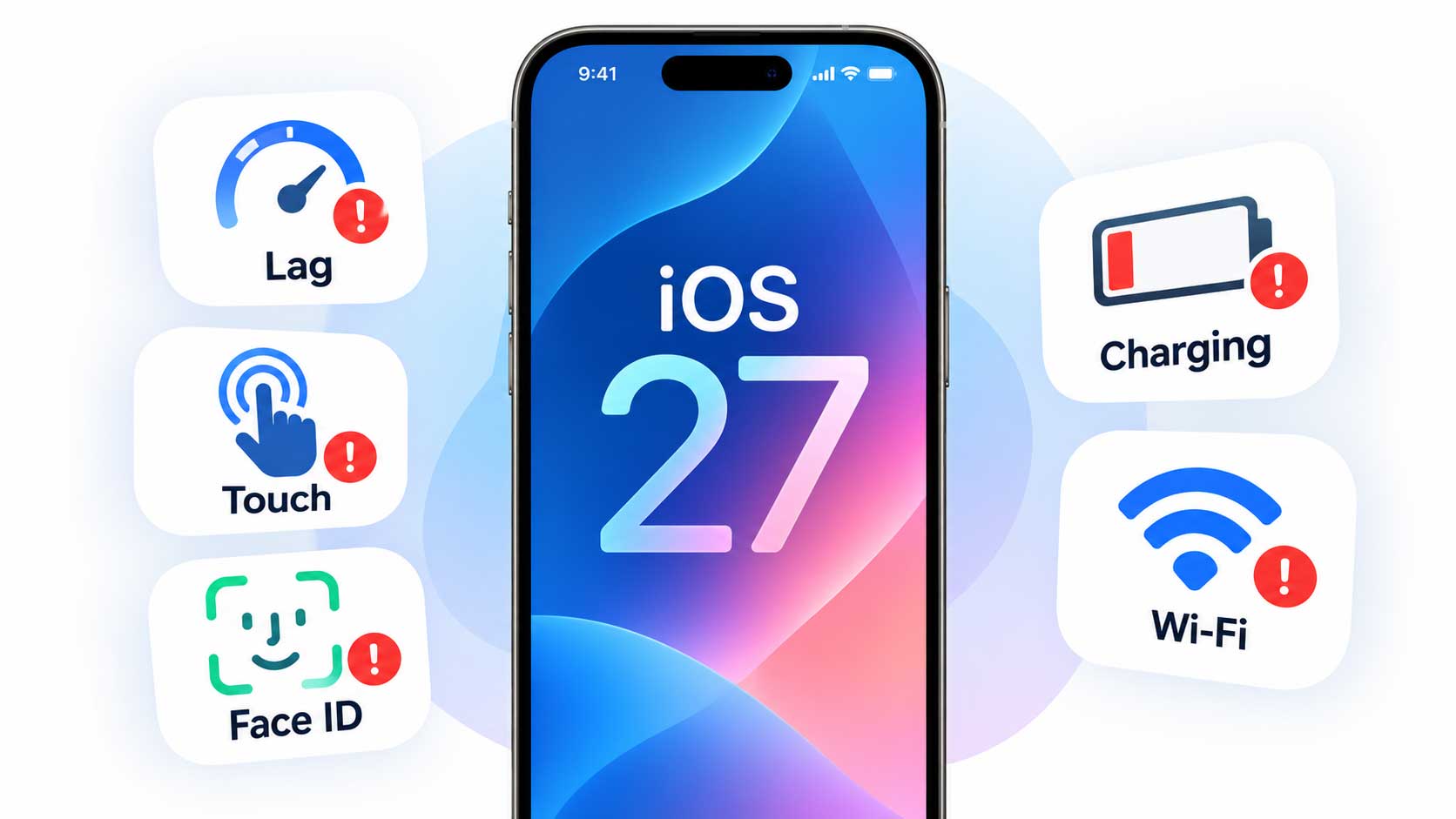 iOS 27 Problems and Fixes: Lag, Touch, Face ID, Charging, and Wi-Fi Issues