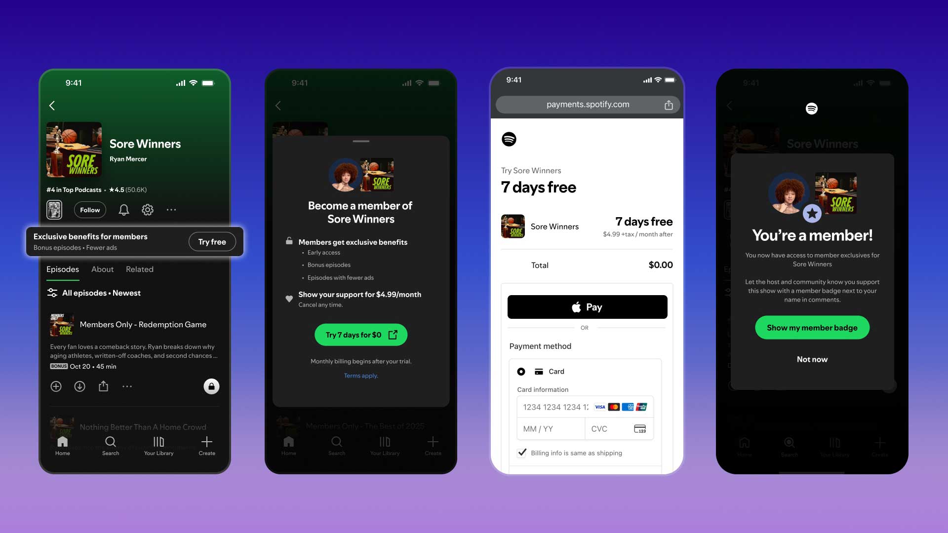Spotify Memberships Let Podcasters Keep 90% of Revenue From Paid Fans